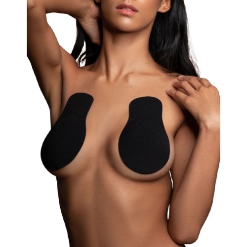 Bye-bra - Elevador Pecho Push-up Tela Negro Talla XL - Perfecto para Trajes Abiertos