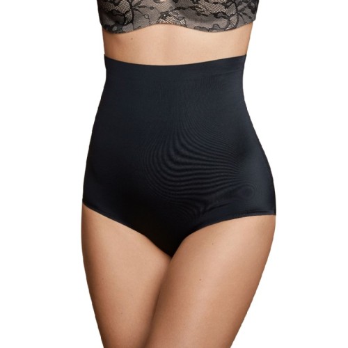 Bye-bra - Faja Sin Costuras Estilo Panties Negro Talla XXL