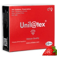 Red Strawberry Flavored Condoms Pack of 144