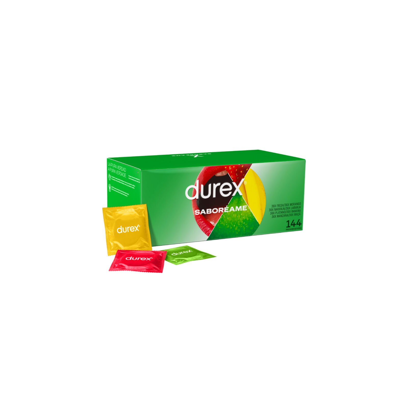 Durex Pleasure Fruits 144 Units - Fruity Condoms