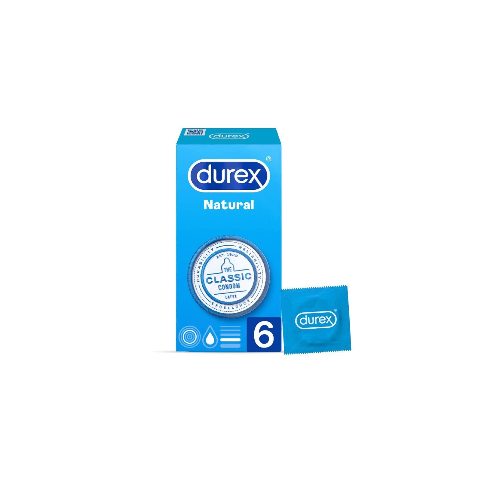 Durex Natural Classic 6 Unidades