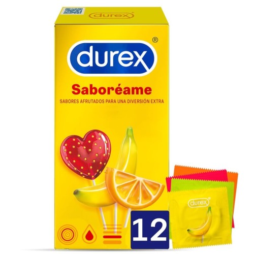 Durex Saboréame Preservativos con Sabor 12 Unidades