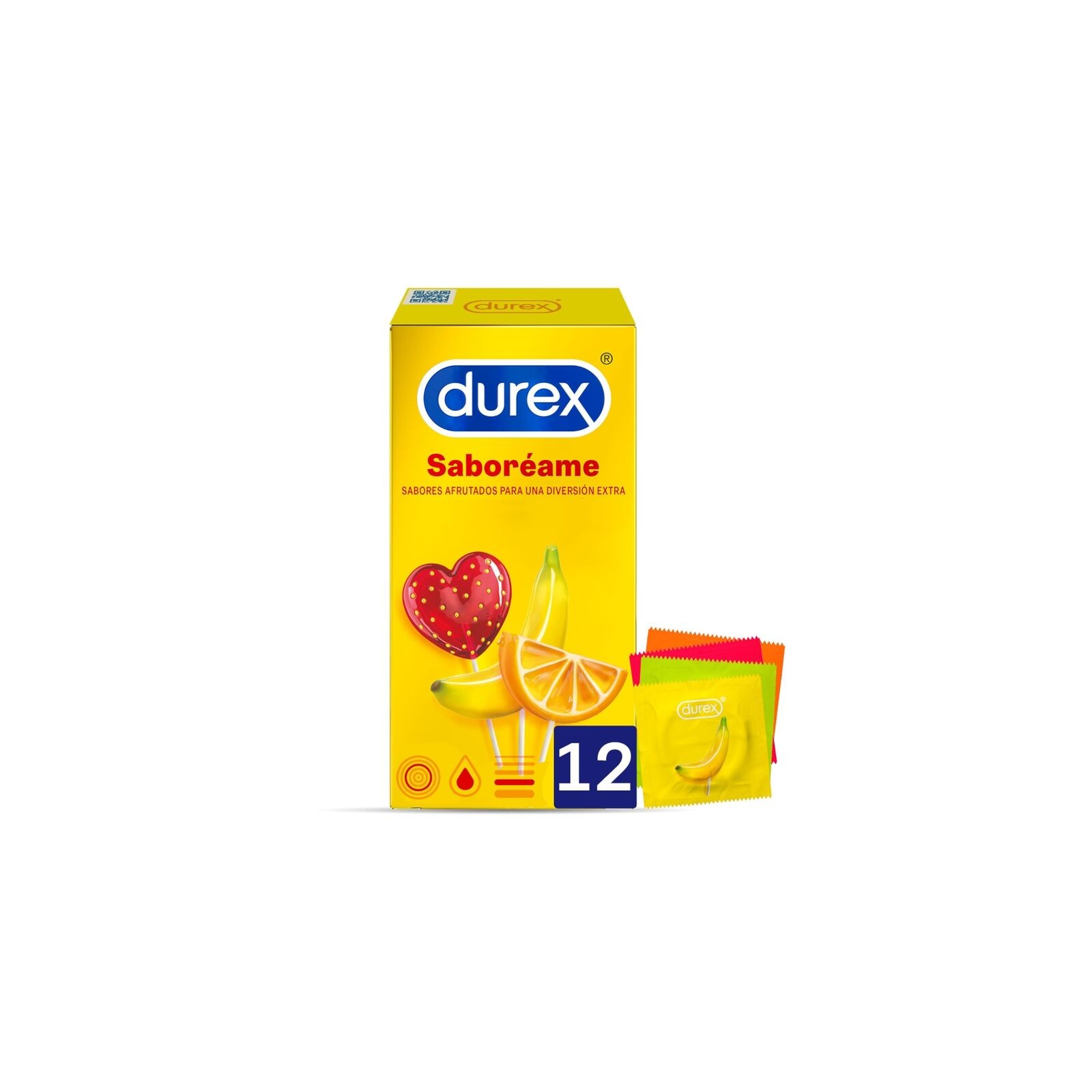 Durex Saboréame Preservativos con Sabor 12 Unidades