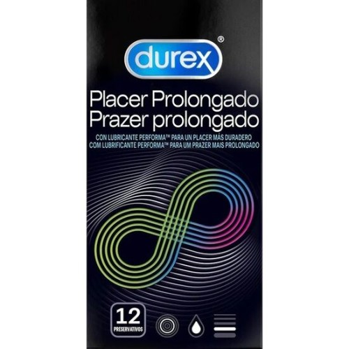 Durex - Placer Prolongado Retardante 12 Unidades