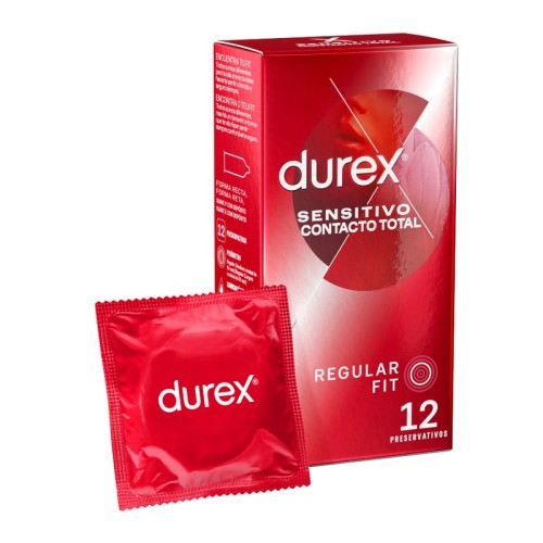 Durex Sensitive Total Contact 12 Latex Condoms