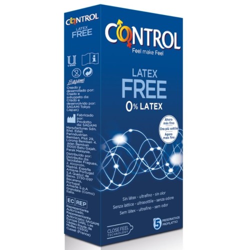 Control Free Latex-Free Condoms 5 Units