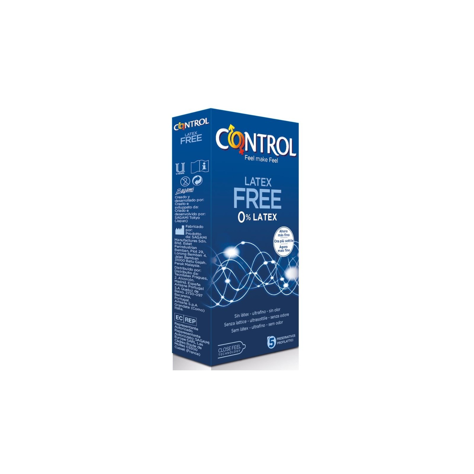 Control Free Latex-Free Condoms 5 Units