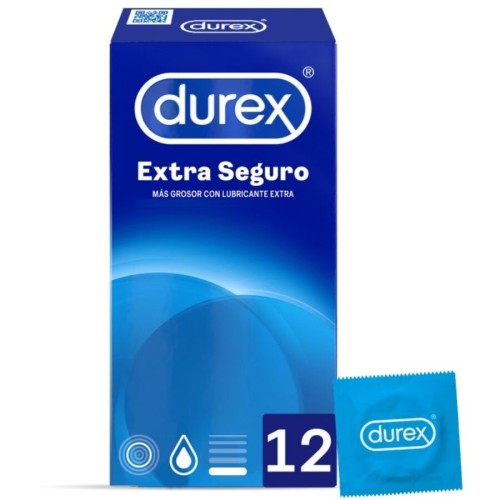 Durex - Extra Seguro Preservativos para Placer Garantizado