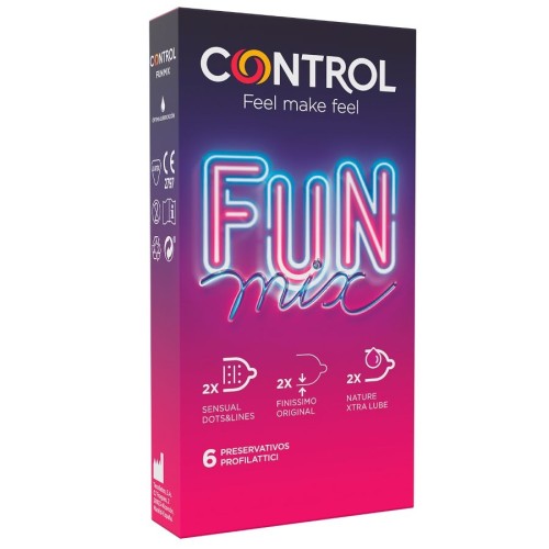 Control Feel Fun Mix 6 Uds