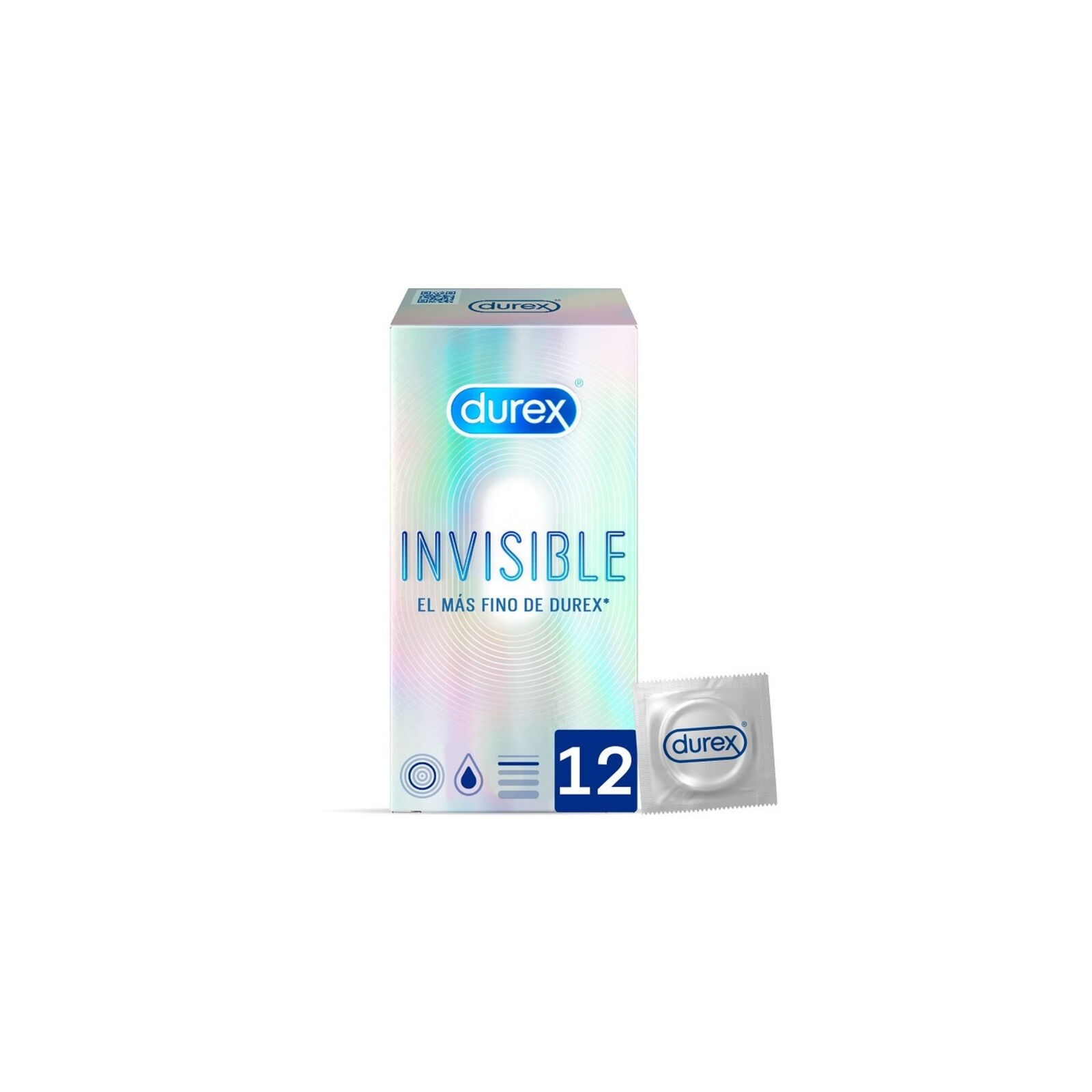 Durex - Invisible Extra Fino 12 Unidades