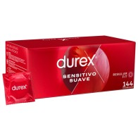 Durex Sensitivo Suave 144 Unidades - Más Finos para la Intimidad