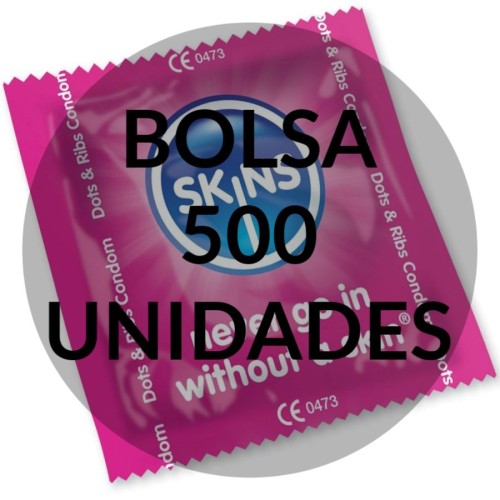 Preservativos Puntos & Estrías Bolsa 500 Uds