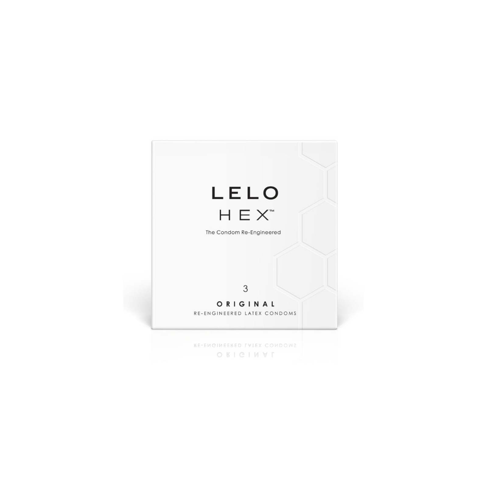 HEX Condoms 3 Pack for Enhanced Sensitivity