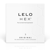 HEX Condoms 3 Pack for Enhanced Sensitivity