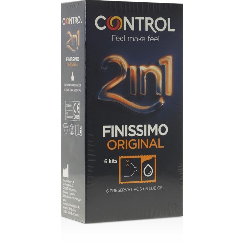 Control Duo Ultra Thin + Lubricant Pack of 6