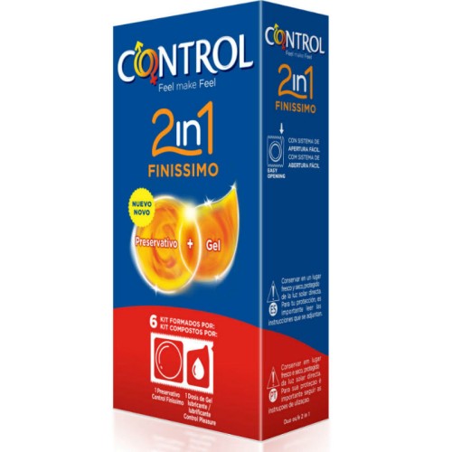 Control Duo Ultra Thin + Lubricant Pack of 6