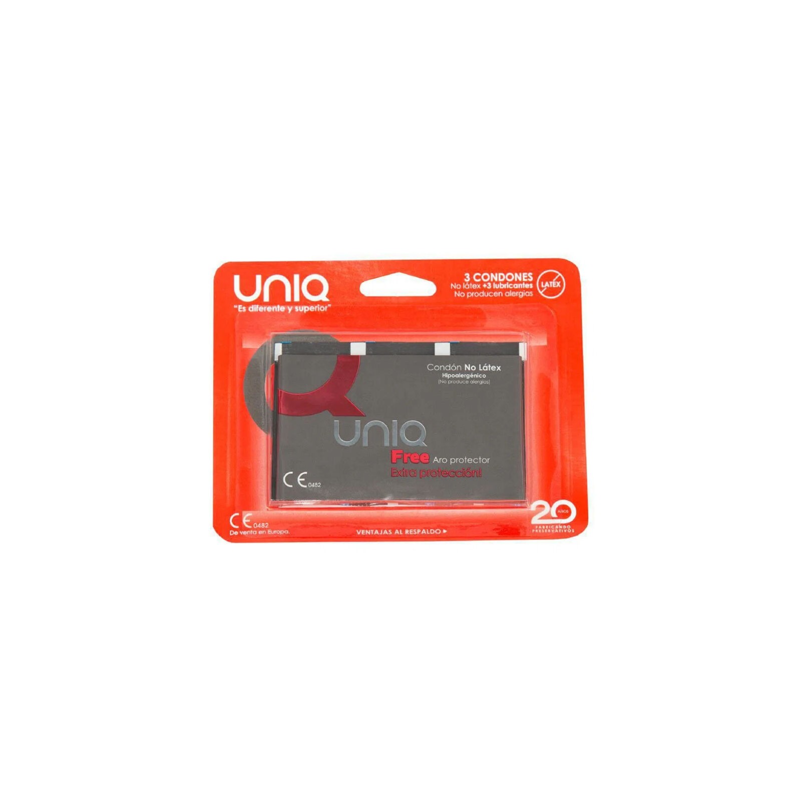 Uniq Free Condoms with Protective Ring - Comfortable & Safe