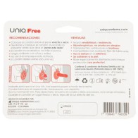 Preservativos Uniq Free con Aro Protector - Cómodos y Seguros