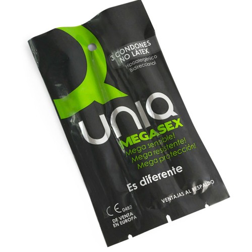 Megasex Sensitive Non-Latex Condoms with Lubricant