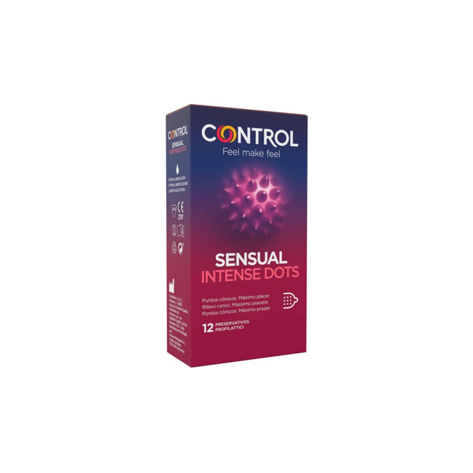 Control Spike Condoms with Cone Points - 12 Units