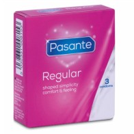 Pasante Regular Condoms 3 Pack - Buy Online