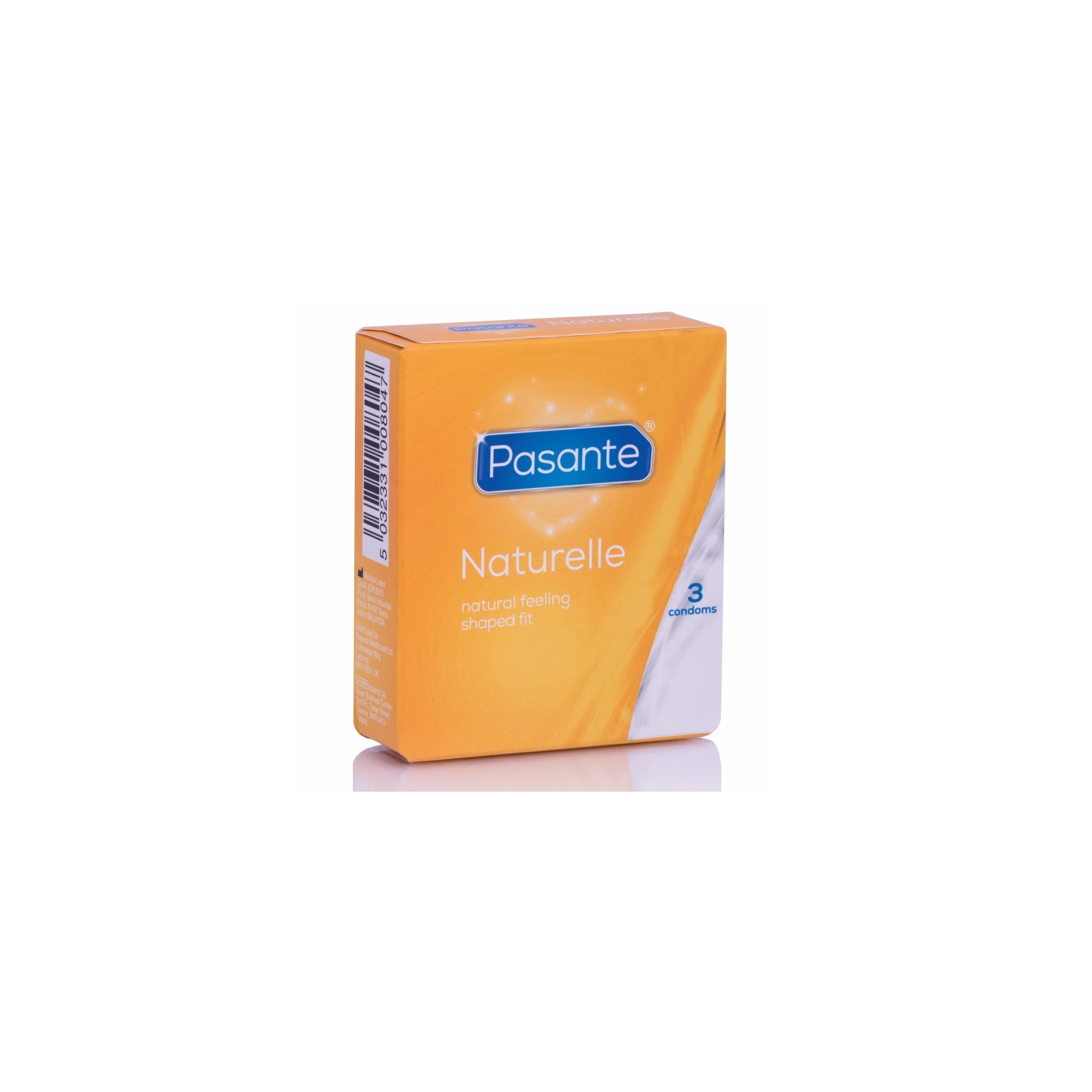 Pack of 3 Pasante Naturelle Condoms - Natural Feel