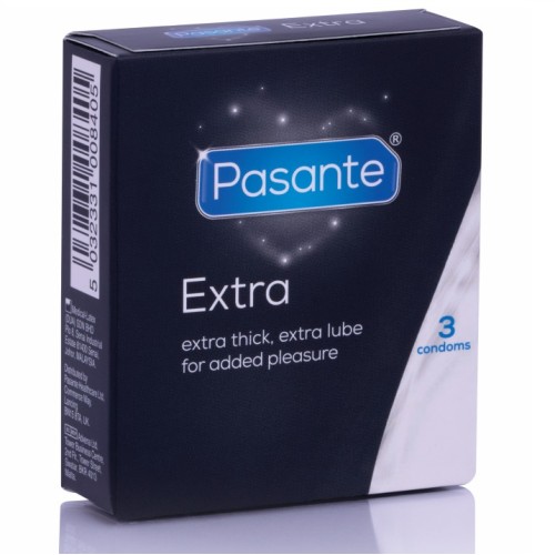 Pasante Extra Thick Condoms for Safer Intimacy