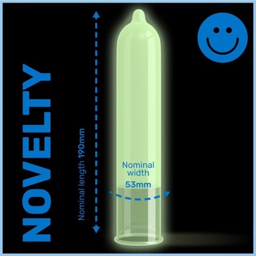 Glow in the Dark Condoms 12 Units