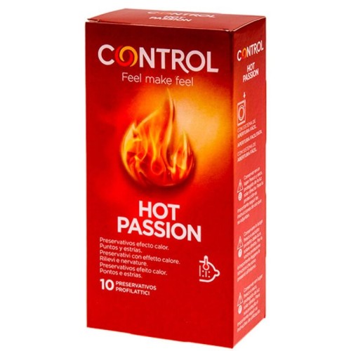 Control Hot Passion Condoms Heat Effect 10 Units