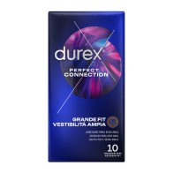 Durex Perfect Connection Preservativos Extra Lubricación 10 Unidades