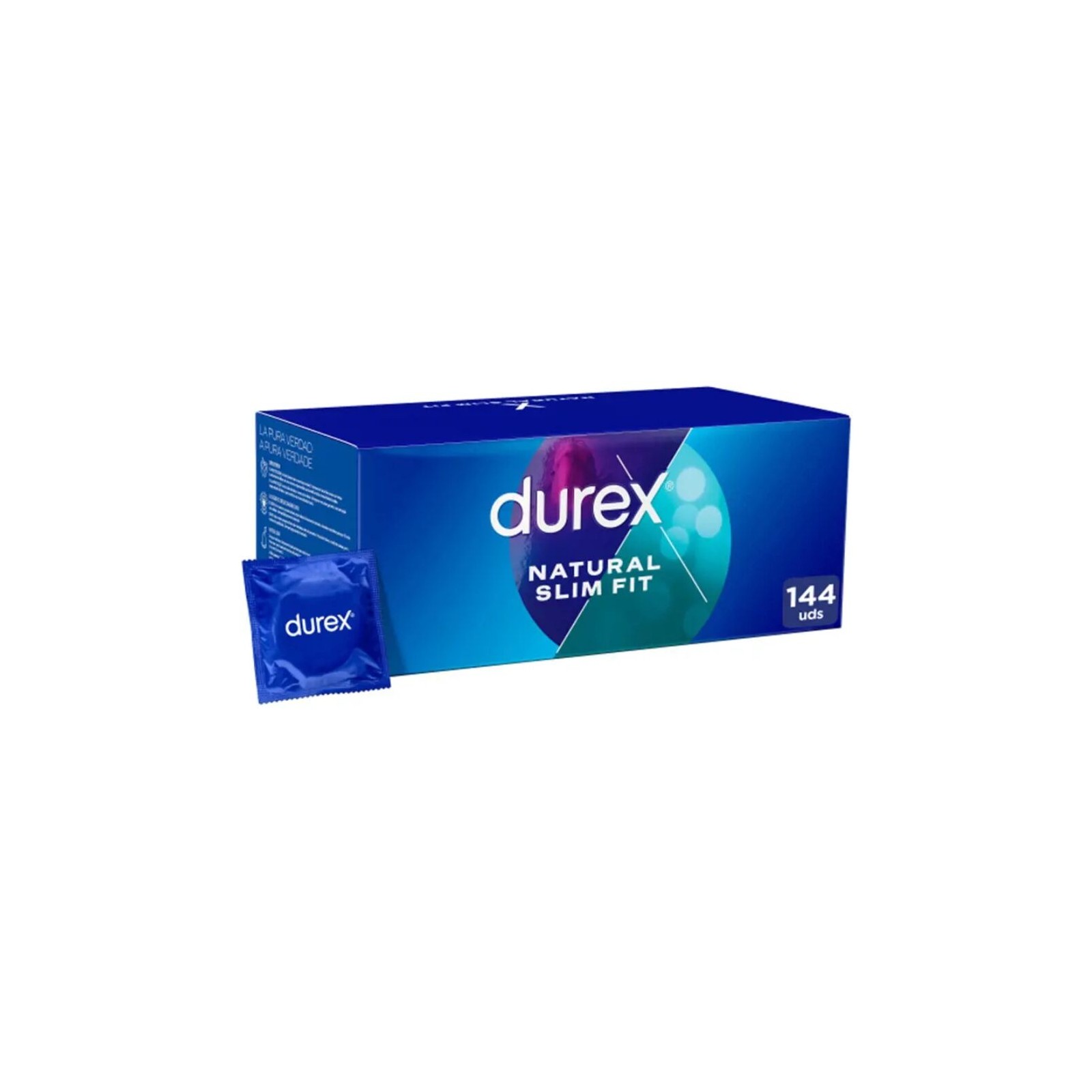 Durex Natural Slim Fit Basic 144 Pack for Comfort