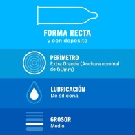 Durex Natural XL 12 Unidades Preservativos