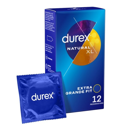 Durex Natural XL 12 Unidades Preservativos