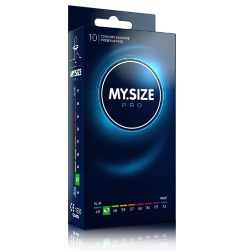 MY.SIZE Pro Condoms 47 mm 10 Units Tailored for Pleasure