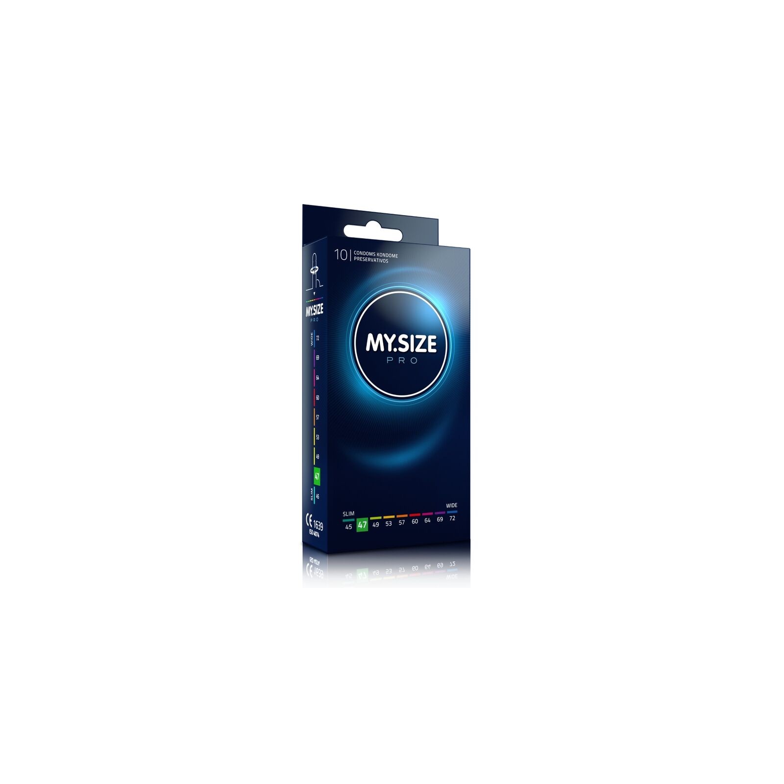 MY.SIZE Pro Condoms 47 mm 10 Units Tailored for Pleasure