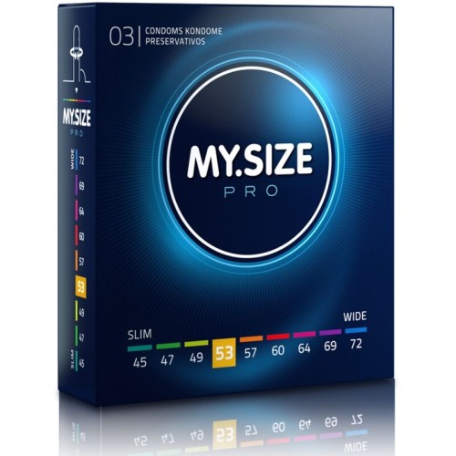 My Size Pro Condoms 53mm 3 Units