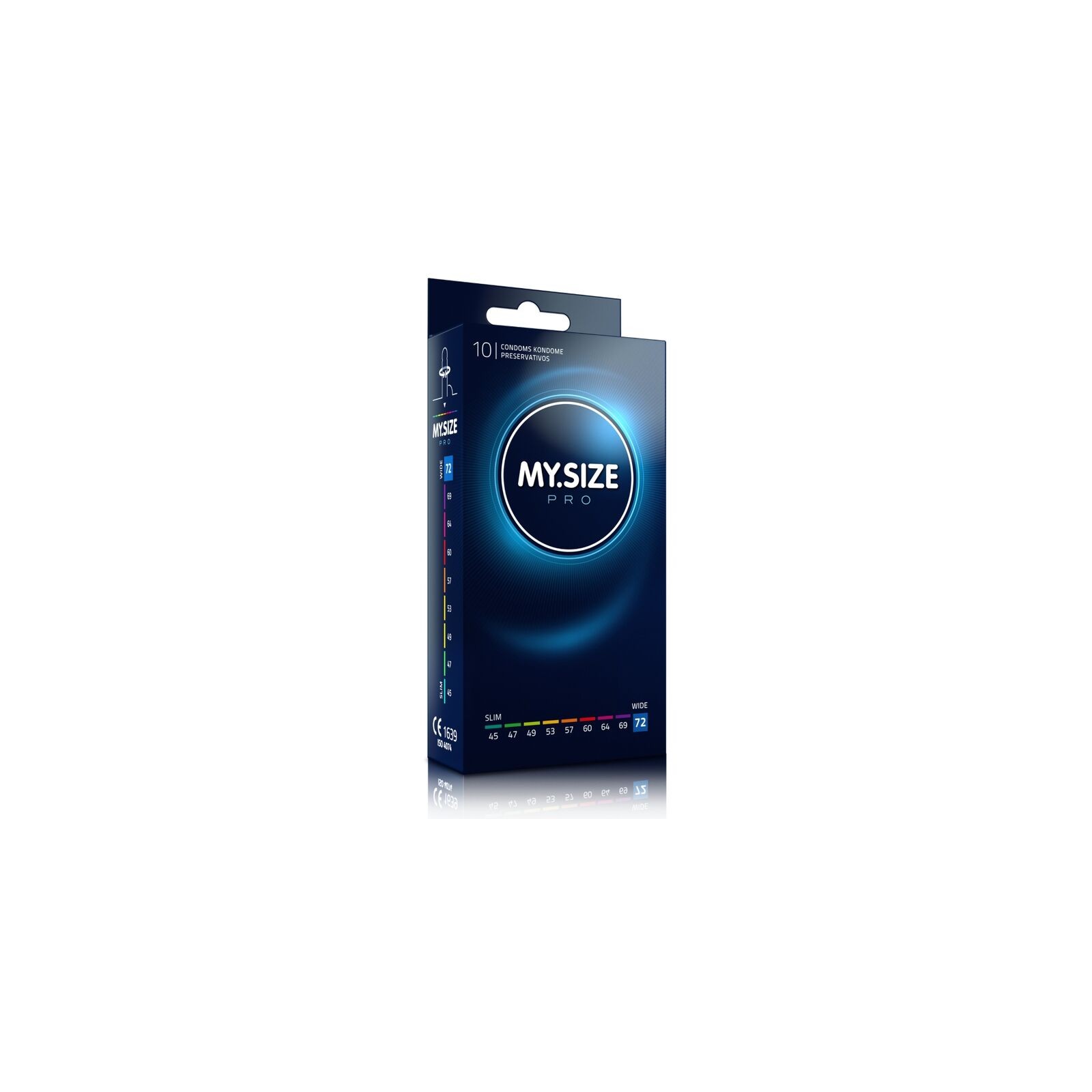 My Size - Pro Condoms 72 Mm 10 Units