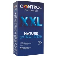 Control Nature XXL - Preservativos Extra Grandes - Comodidad Máxima