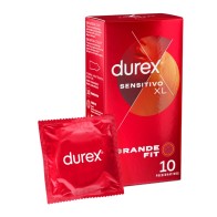 Durex Preservativos Sensitivo XL Paquete de 10