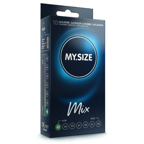 My Size - Mix Preservativos 47 Mm - Placer Innovador