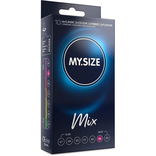 My Size Mixed Condoms 64 mm 10 Units