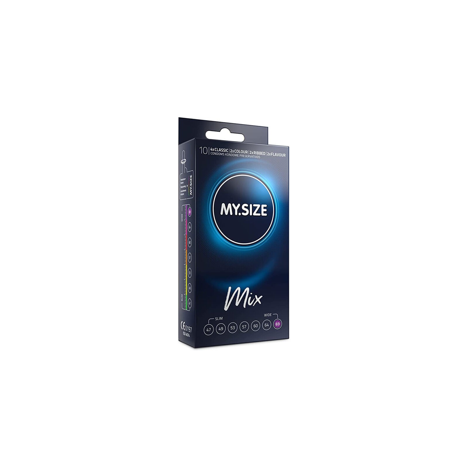 My Size - Mixed Condoms Pack 69 Mm 10 Units