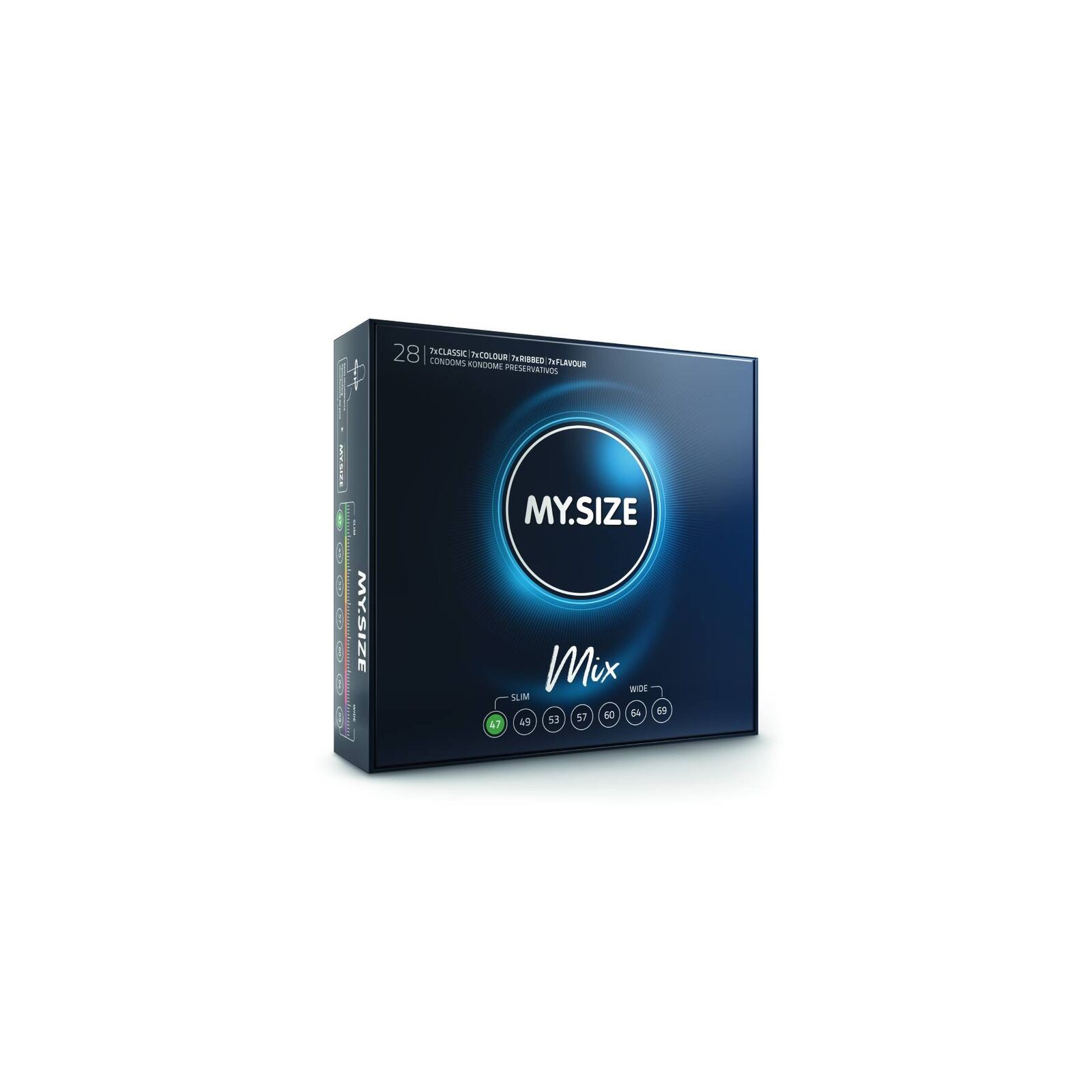 My Size Mix Condoms 47 mm 28 Pieces