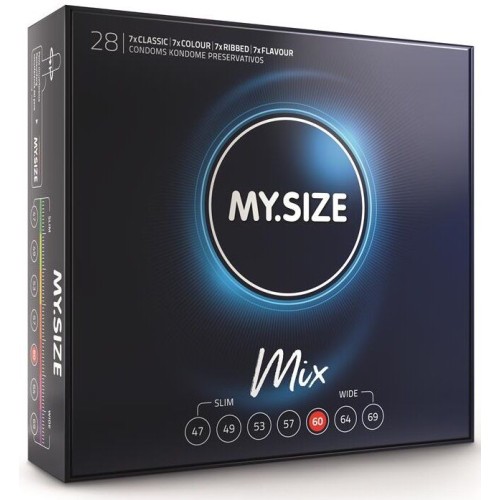 My Size Mixed Condoms 60mm Pack of 28