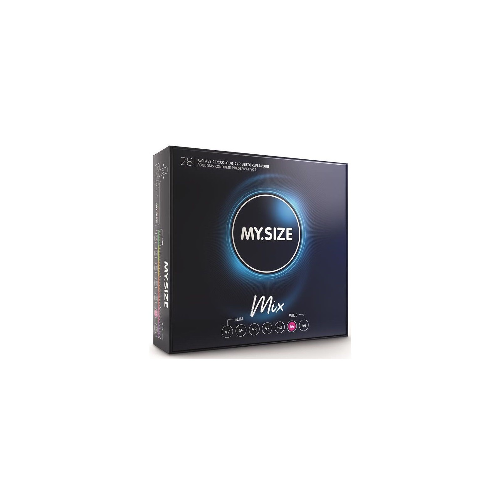 My Size Mix Condoms 64 mm 28 Units