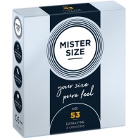 Mister Size M 53mm Condoms 3 Units