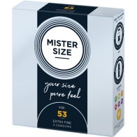 Mister Size M 53mm Condoms 3 Units