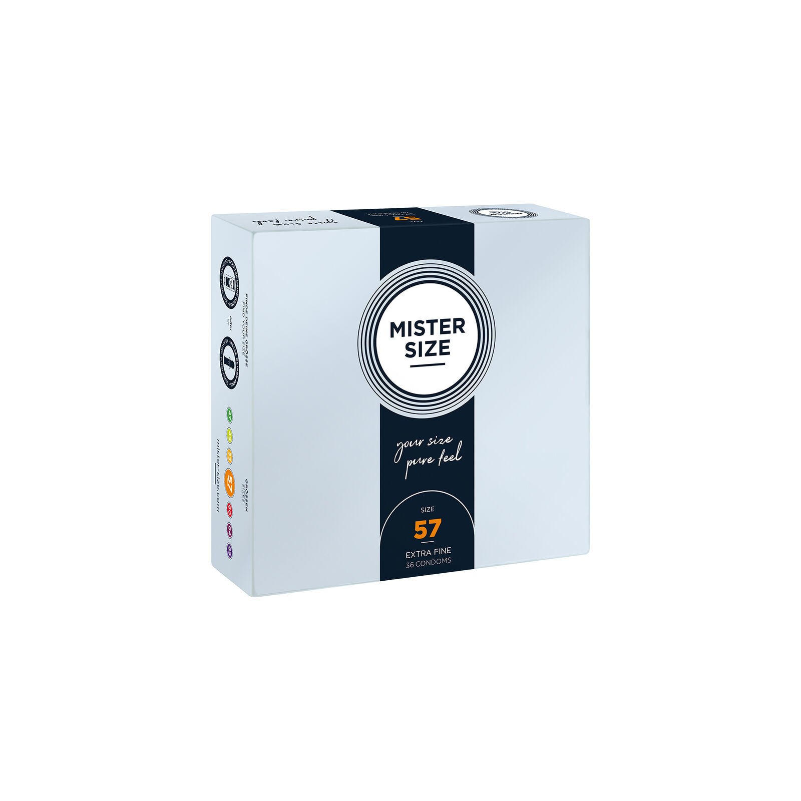 MISTER SIZE L Condoms 57mm (36 Units) - Ultimate Comfort