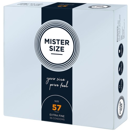 MISTER SIZE L Condoms 57mm (36 Units) - Ultimate Comfort