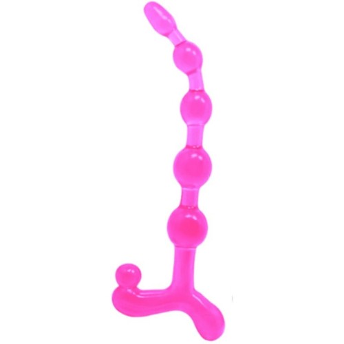 Bendy Twist Anal Balls Pink